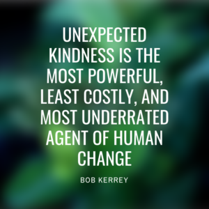 Read more about the article Unexpected Kindness – Bob Kerrey