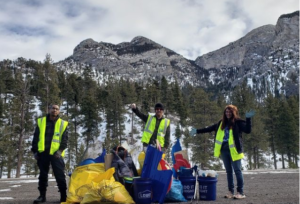 Mount Charleston cleanup, January 2020
