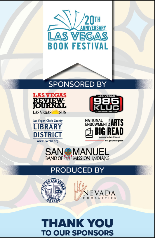 Las Vegas Book Festival Returns InPerson to Celebrate Its 20th