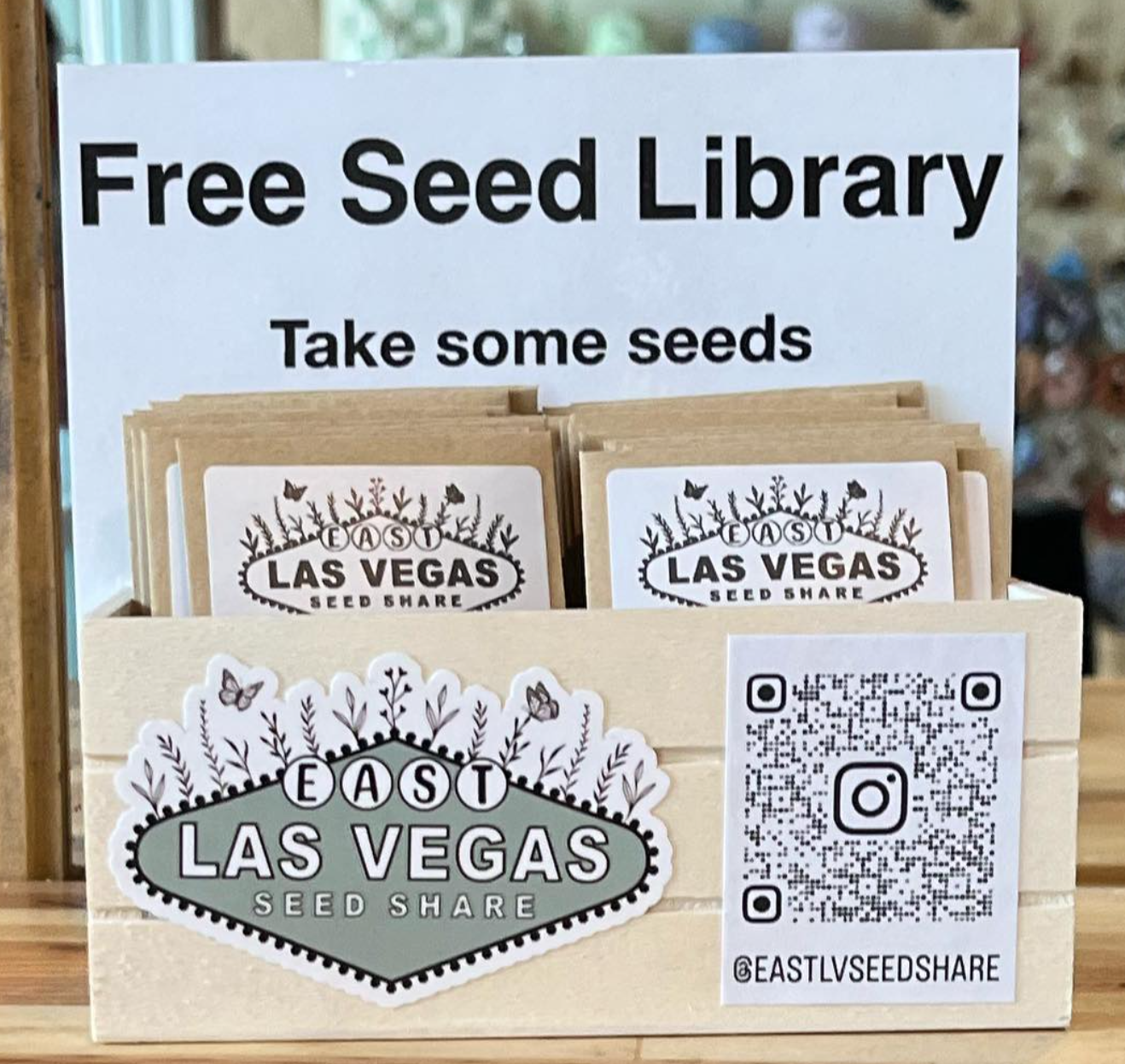 East Las Vegas Seed Share seed packets